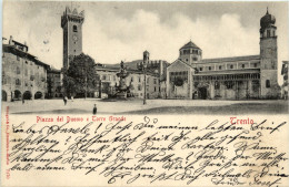 Trento - Piazza Del Duomo E Torre Grande - Trento