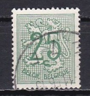 Belgium, 1951, Numeral On Heraldic Lion, 25c/Grey Green, USED - 1951-1975 Heraldic Lion