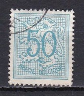 Belgium, 1951, Numeral On Heraldic Lion, 50c, USED - 1951-1975 Heraldic Lion
