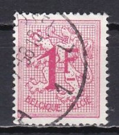 Belgium, 1951, Numeral On Heraldic Lion, 1Fr, USED - 1951-1975 Heraldic Lion