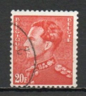 Belgium, 1936, King Leopold III/Poortman Type, 20Fr, USED - 1936-1951 Poortman