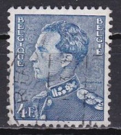 Belgium, 1950, King Leopold III/Poortman Type, 4Fr, USED - 1936-1951 Poortman