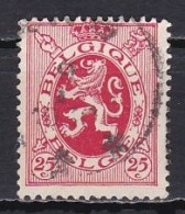 Belgium, 1929, Heraldic Lion, 25c, USED - 1929-1937 Heraldieke Leeuw