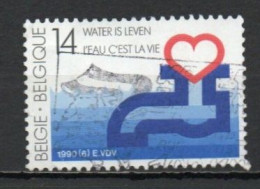 Belgium, 1990, National Water Supply Society 75th Anniv, 14Fr, USED - Gebruikt