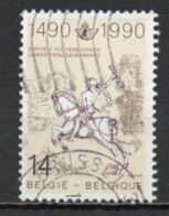 Belgium, 1990, Regular European Postal Service 500th Anniv, 14Fr, USED - Gebruikt