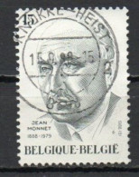 Belgium, 1988, Jean Monnet, 13Fr, USED - Gebruikt