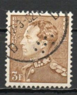 Belgium, 1951, King Leopold III/Poortman Type, 3Fr, USED - 1936-1951 Poortman