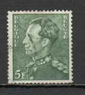 Belgium, 1936, King Leopold III/Poortman Type, 5Fr, USED - 1936-1951 Poortman