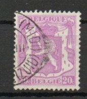 Belgium, 1935, State Arms, 20c/Violet, USED - 1935-1949 Small Seal Of The State