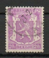 Belgium, 1935, State Arms, 20c/Violet, USED - 1935-1949 Small Seal Of The State