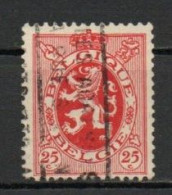 Belgium, 1929, Heraldic Lion, 25c, USED - 1929-1937 Heraldieke Leeuw