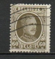 Belgium, 1927, King Albert I/Houyoux Type, 60c, USED - 1922-1927 Houyoux