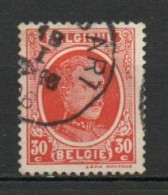 Belgium, 1922, King Albert I/Houyoux Type, 30c/Vermilion, USED - 1922-1927 Houyoux