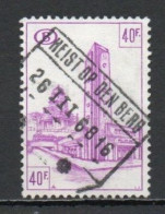 Belgium, 1954, Brussels Stations/Midi Zuid Station, 40Fr, USED - Used