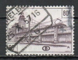 Belgium, 1955, Brussels Stations/Chapelle Station, 80Fr, USED - Afgestempeld