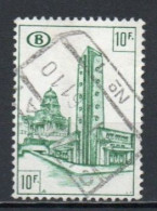 Belgium, 1954, Brussels Stations/Midi Zuid Station, 10Fr, USED - Afgestempeld