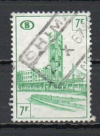 Belgium, 1954, Brussels Stations/Nord Station, 7Fr, USED - Afgestempeld