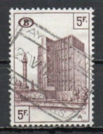 Belgium, 1954, Brussels Stations/Congrès Station, 5Fr, USED - Afgestempeld