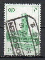 Belgium, 1954, Brussels Stations/Nord Station, 7Fr, USED - Afgestempeld