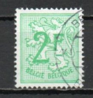 Belgium, 1973, Numeral On Heraldic Lion, 2Fr, USED - 1951-1975 Heraldic Lion