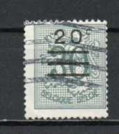 Belgium, 1960, Numeral On Heraldic Lion, 20c On 30c/Surcharged, USED - 1951-1975 Heraldic Lion