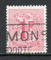 Belgium, 1951, Numeral On Heraldic Lion, 1Fr, USED - 1951-1975 Heraldic Lion