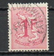 Belgium, 1951, Numeral On Heraldic Lion, 1Fr, USED - 1951-1975 Heraldic Lion