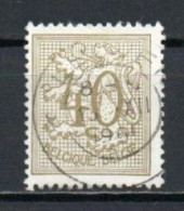 Belgium, 1951, Numeral On Heraldic Lion, 40c, USED - 1951-1975 Heraldic Lion