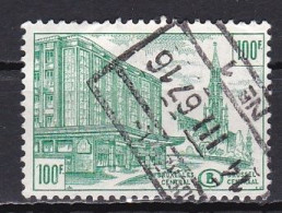 Belgium, 1954, Brussels Stations/Central Station, 100Fr, USED - Afgestempeld