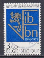 Belgium, 1971, Federation Of Belgian Industries 25th Anniv, 3.50Fr, USED - Usati
