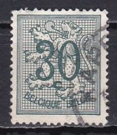 Belgium, 1957, Numeral On Heraldic Lion, 30c, USED - 1951-1975 Heraldic Lion
