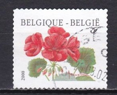 Belgium, 2001, Flowers/Geranium, 17Fr/€0.42, USED - Usati