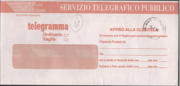 ITALIA - Storia Postale Repubblica - 1998 - Servizio Telegrafico Pubblico - Telegramma - Viaggiata Da Milano Per Milano - 1981-90: Marcophilie