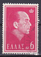 Greece, 1964, King Paul I Memoriam, 6D, USED - Used Stamps