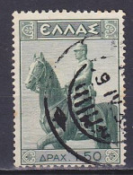 Greece, 1938, King Constantine Statue, 1.50D, USED - Oblitérés