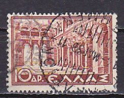 Greece, 1937, Greek History/St. Demetrios Church, 10D, USED - Oblitérés