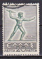 Greece, 1937, Greek History/Zeus With Thunderbolt, 20l, USED - Oblitérés