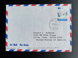 SLOVENIA SLOVENIJA 2002 AIR MAIL LETTER ZELEZNIKI TO CLIVE USA 30-04-2002 SLOVENIE - Slovenië