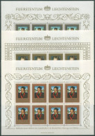 Liechtenstein 1985 Gemälde Kleinbogen 881/83 K Postfrisch (C13468) - Nuovi