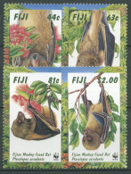 Fidschi 1997 WWF Naturschutz Affengesicht-Flughund 812/15 Postfrisch - Fiji (1970-...)