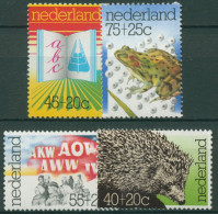 Niederlande 1976 Igel, Grasfrosch, Buch 1070/73 Postfrisch - Neufs