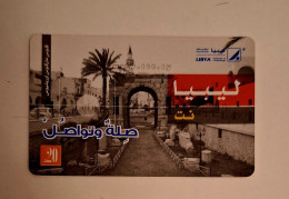 LIBYA Recharge Phonecard___ Mosquee - Libye