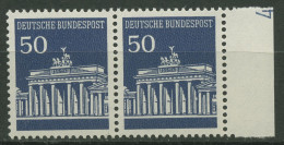 Bund 1966 Brandenburger Tor Mit Druckerzeichen 509 DZ 4 Paar Postfrisch - Nuovi