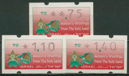 Israel ATM 1992 Automatenmarken Versandstellensatz 3 Werte, ATM 4 S1 Postfrisch - Franking Labels