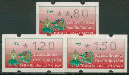 Israel ATM 1992 Automatenmarken Versandstellensatz 3 Werte, ATM 4 S3 Postfrisch - Franking Labels
