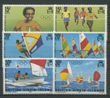 Britische Jungferninseln 1984 Olympia Los Angeles 473/78 Postfrisch - British Virgin Islands