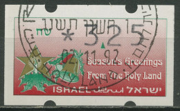 Israel ATM 1992 Automatenmarken Einzelwert, ATM 4 Gestempelt - Franking Labels