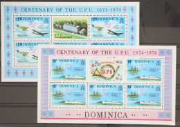 Dominica Kleinbogensatz 417-418 Postfrisch UPU #GC832 - Dominica (1978-...)