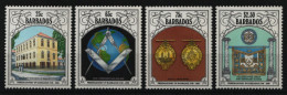 Barbados 1991 - Mi-Nr. 778-781 ** - MNH - Freimaurer - Barbados (1966-...)