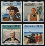 Barbados 2001 - Mi-Nr. 1011-1014 ** - MNH - Schiffe / Ships - Barbados (1966-...)